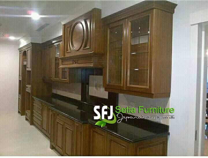 kitchen set kayu jati